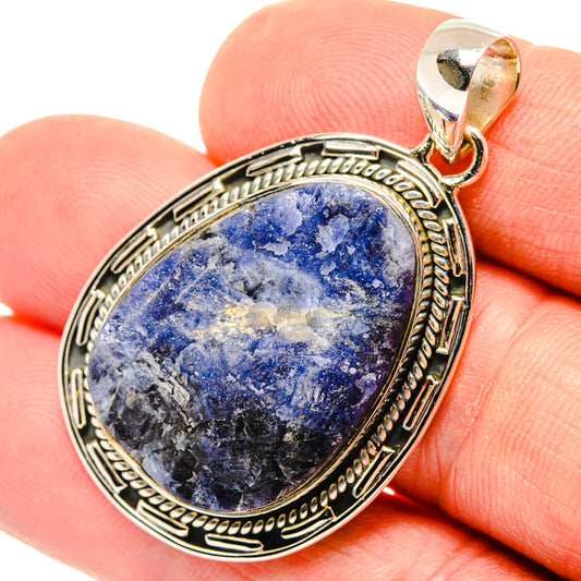 Sodalite Pendants handcrafted by Ana Silver Co - PD30123