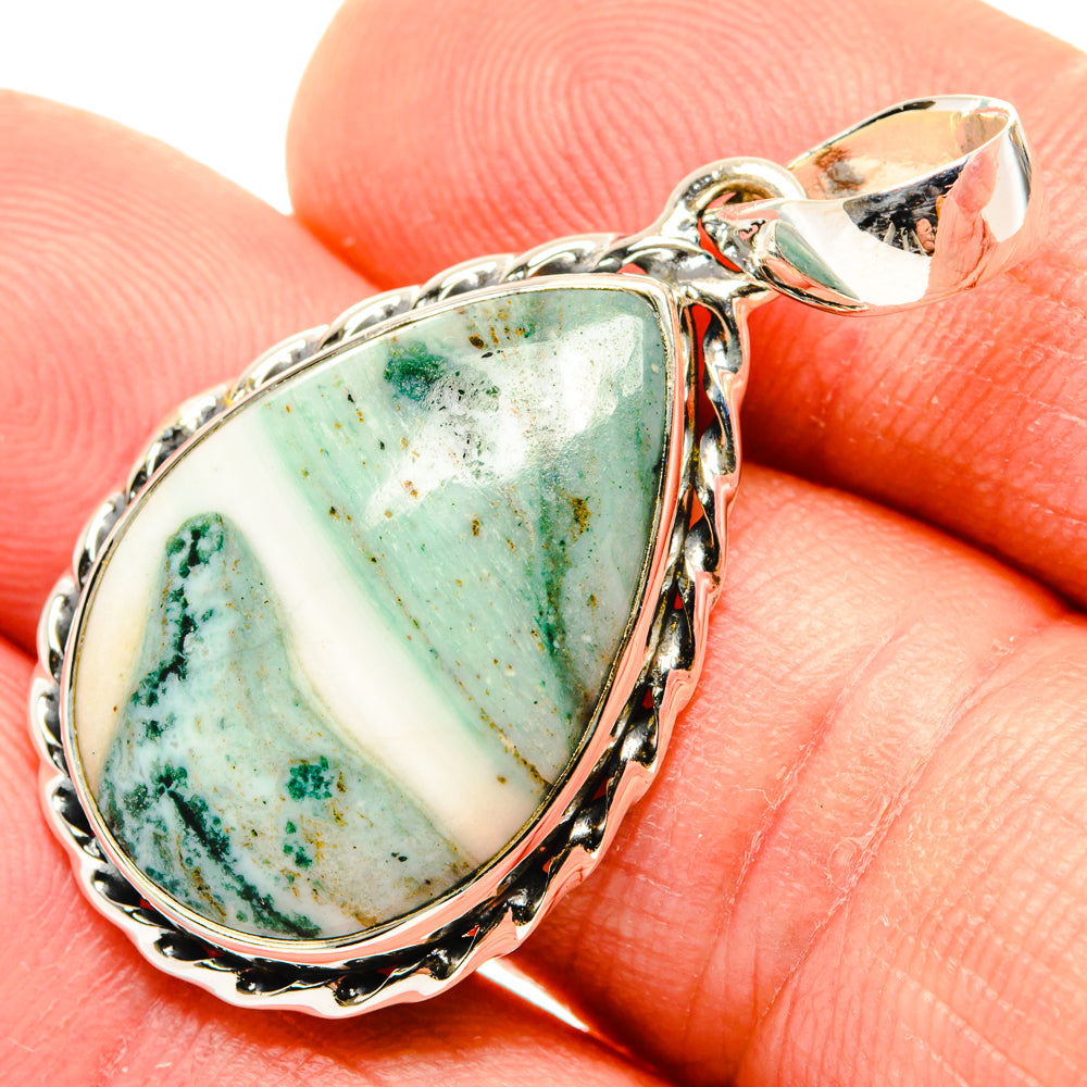 Ocean Jasper Pendants handcrafted by Ana Silver Co - PD30128