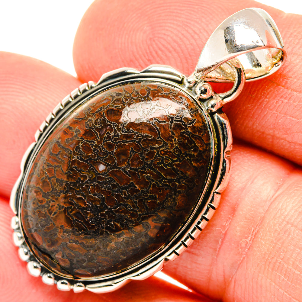 Dinosaur Bone Pendants handcrafted by Ana Silver Co - PD30150