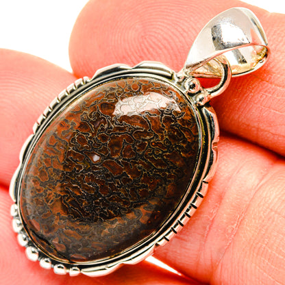 Dinosaur Bone Pendants handcrafted by Ana Silver Co - PD30150