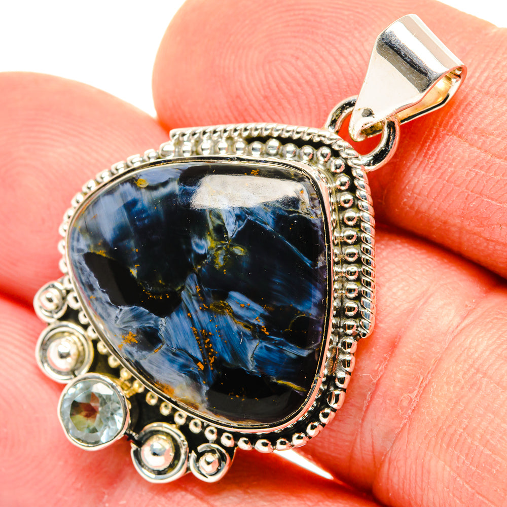 Pietersite Pendants handcrafted by Ana Silver Co - PD30152