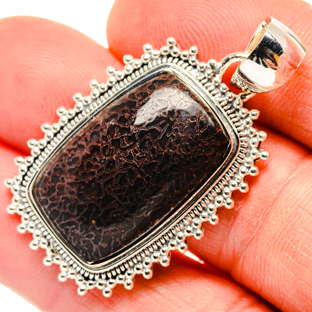 Dinosaur Bone Pendants handcrafted by Ana Silver Co - PD30160