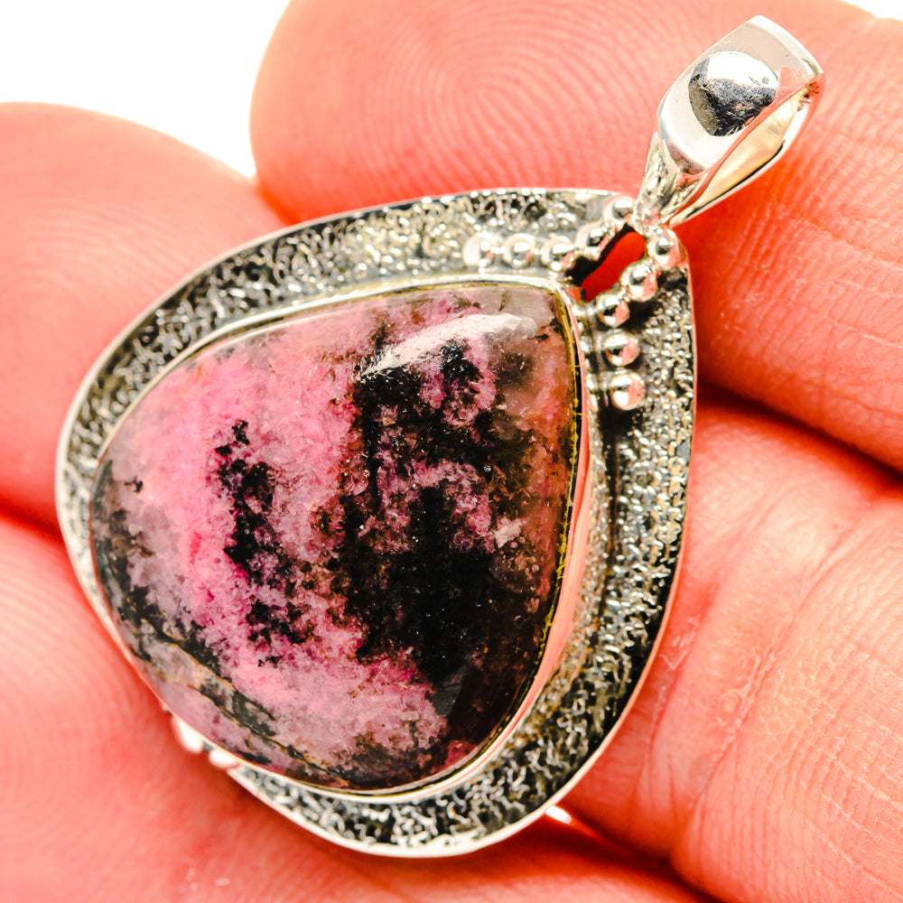 Rhodonite Pendants handcrafted by Ana Silver Co - PD30162