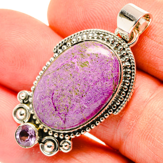 Stichtite Pendants handcrafted by Ana Silver Co - PD30165