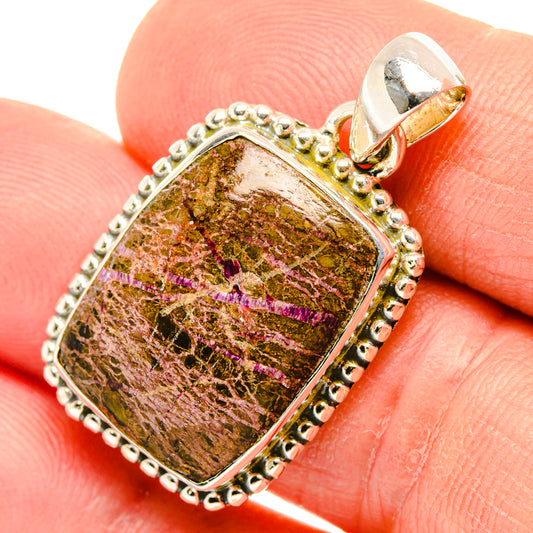 Stichtite Pendants handcrafted by Ana Silver Co - PD30166
