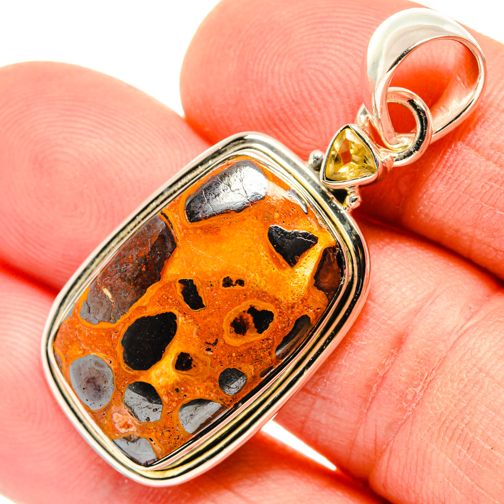 Bauxite Pendants handcrafted by Ana Silver Co - PD30169