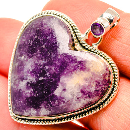 Lepidolite Pendants handcrafted by Ana Silver Co - PD30174