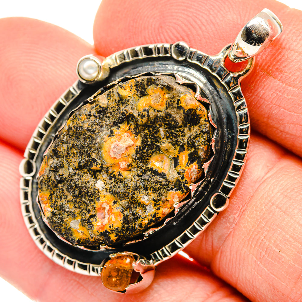 Poppy Jasper Pendants handcrafted by Ana Silver Co - PD30178