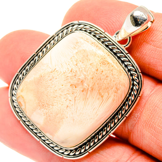 Scolecite Pendants handcrafted by Ana Silver Co - PD30186
