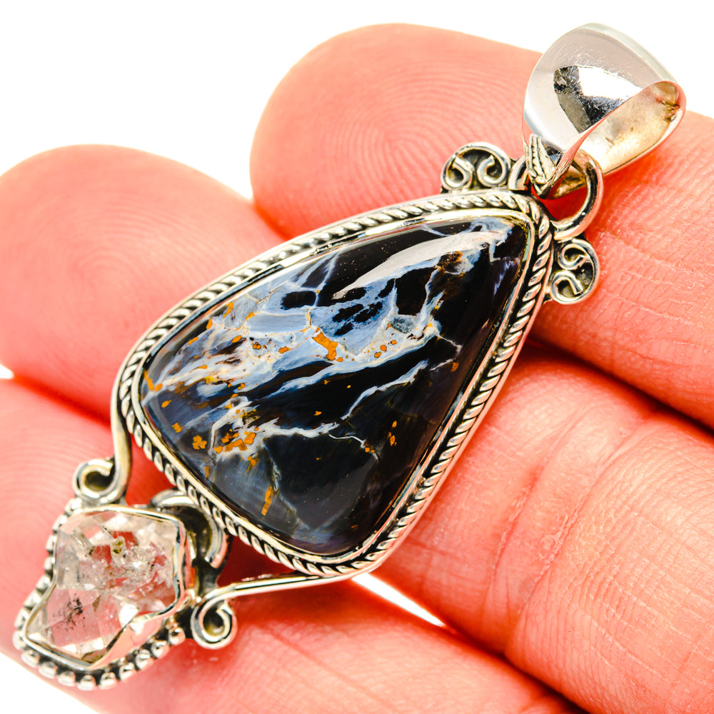 Pietersite Pendants handcrafted by Ana Silver Co - PD30189