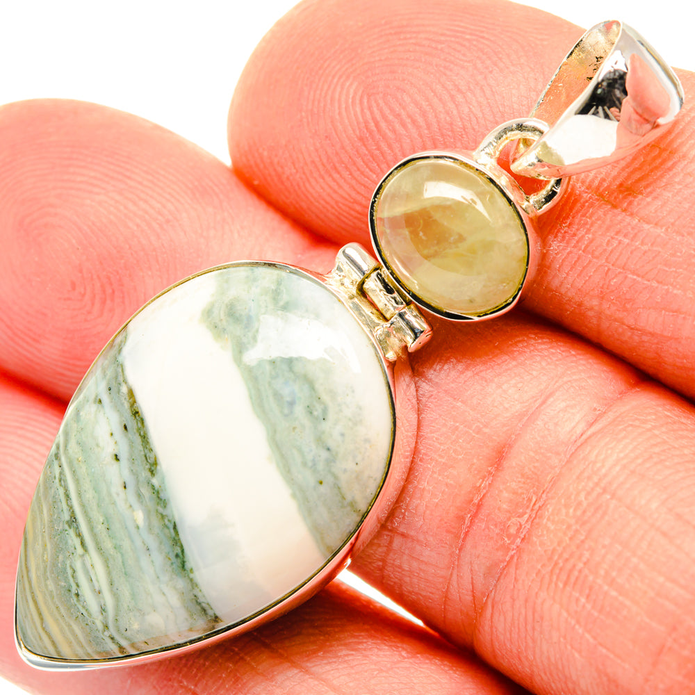 Ocean Jasper Pendants handcrafted by Ana Silver Co - PD30191