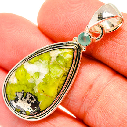 Lizardite Pendants handcrafted by Ana Silver Co - PD30198