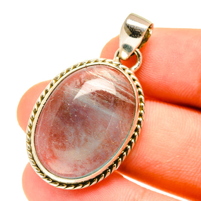 Blue Fluorite Pendants handcrafted by Ana Silver Co - PD3020
