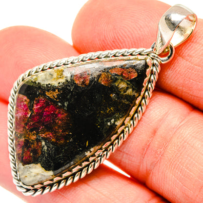 Russian Eudialyte Pendants handcrafted by Ana Silver Co - PD30202