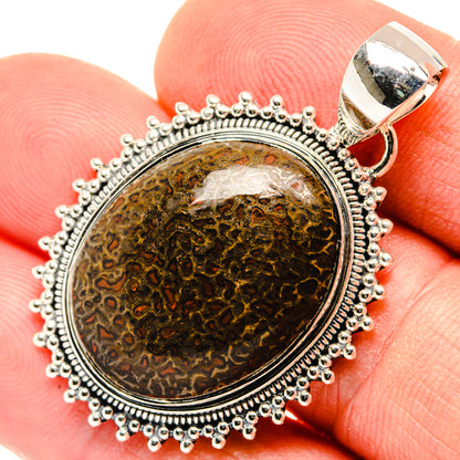 Dinosaur Bone Pendants handcrafted by Ana Silver Co - PD30215