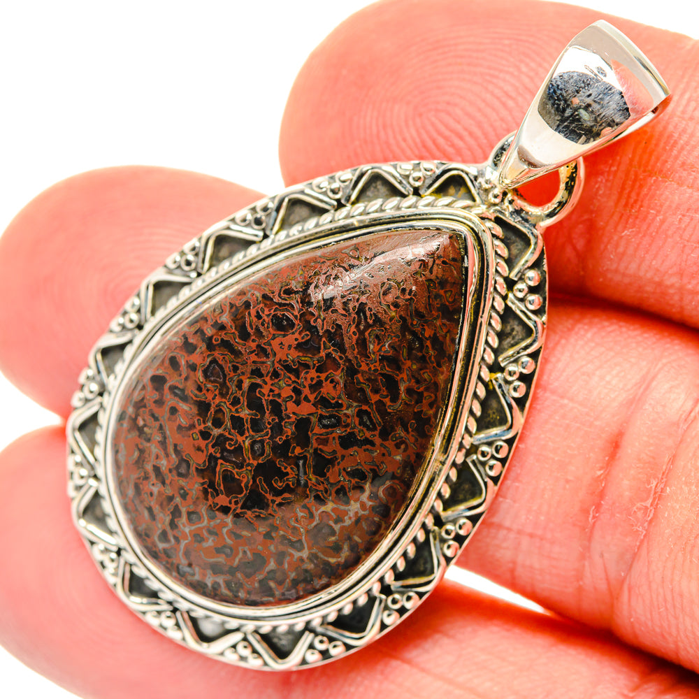 Dinosaur Bone Pendants handcrafted by Ana Silver Co - PD30218