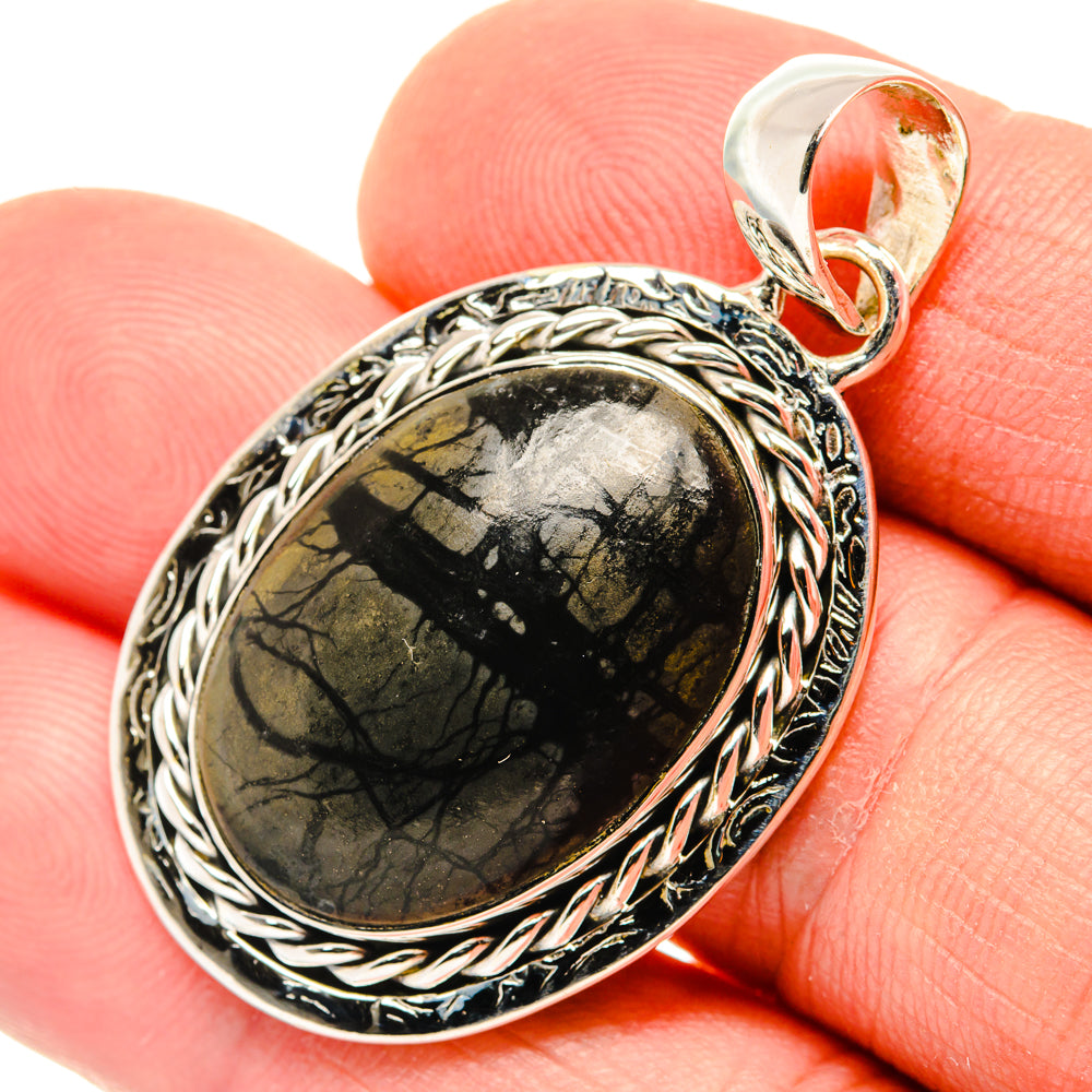Picasso Jasper Pendants handcrafted by Ana Silver Co - PD30222