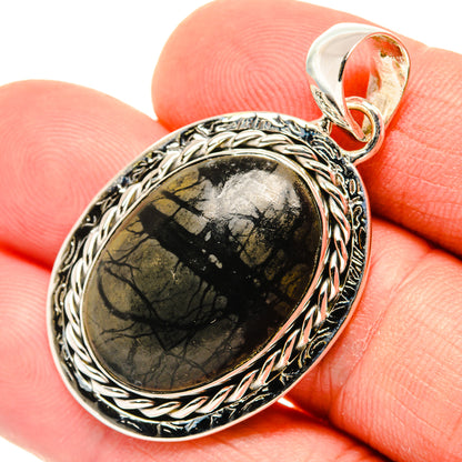 Picasso Jasper Pendants handcrafted by Ana Silver Co - PD30222
