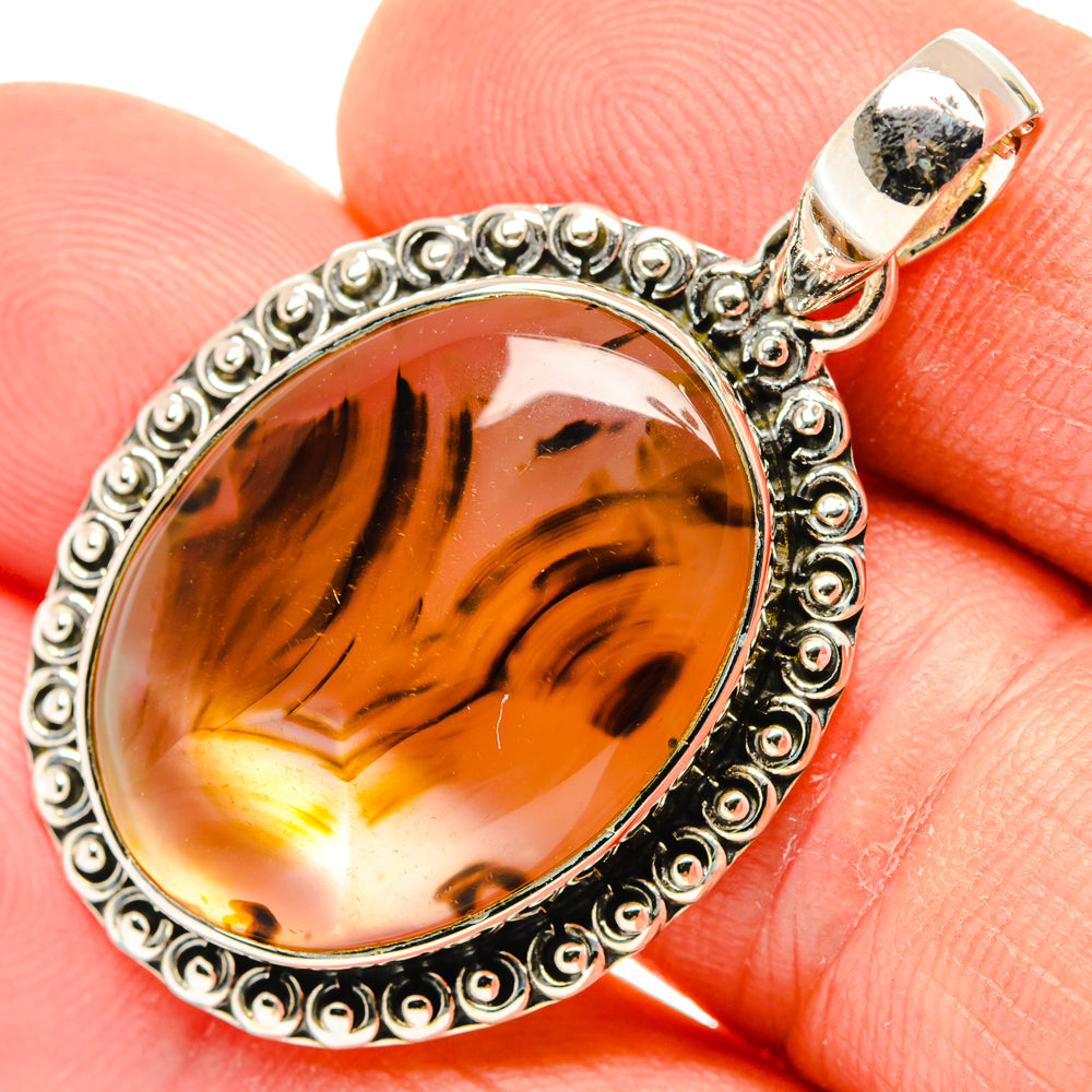 Montana Agate Pendants handcrafted by Ana Silver Co - PD30226