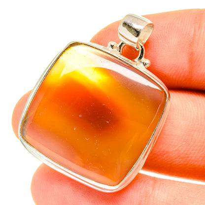 Botswana Agate Pendants handcrafted by Ana Silver Co - PD3023