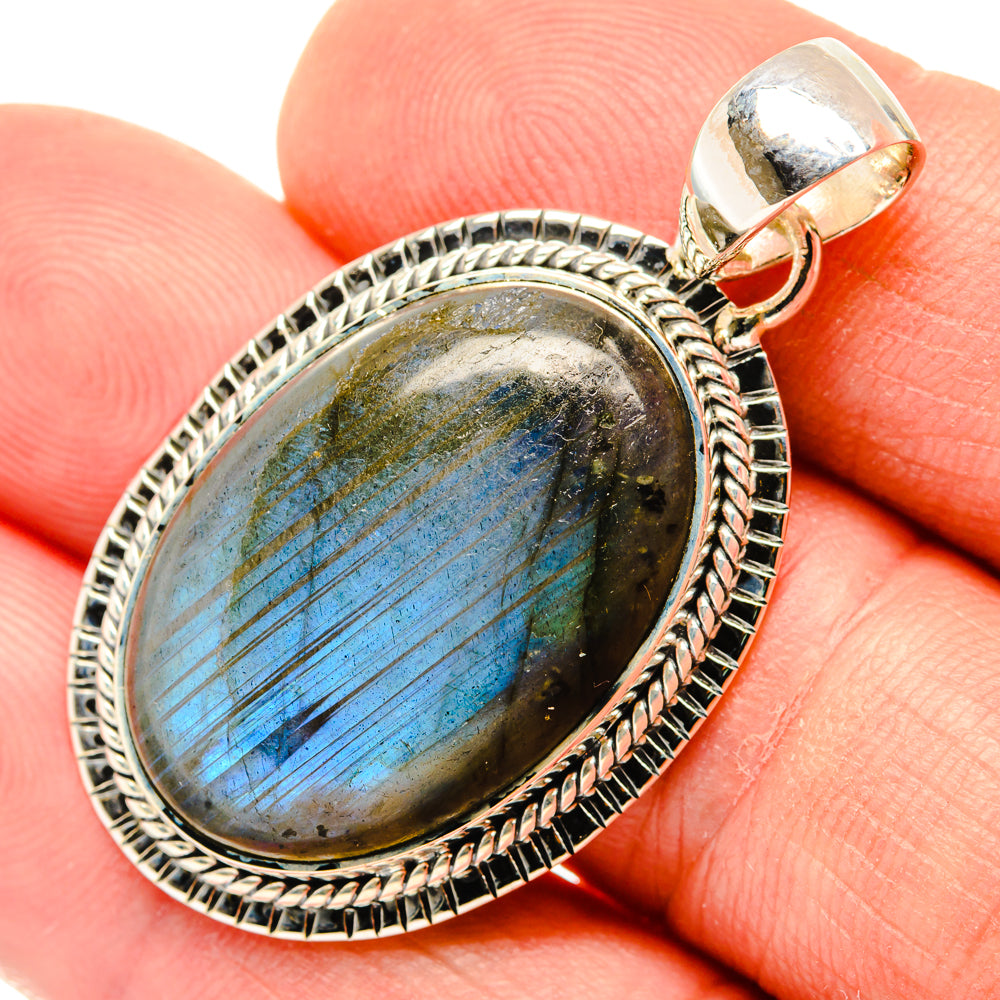 Labradorite Pendants handcrafted by Ana Silver Co - PD30232