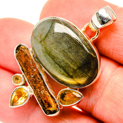 Labradorite Pendants handcrafted by Ana Silver Co - PD30236