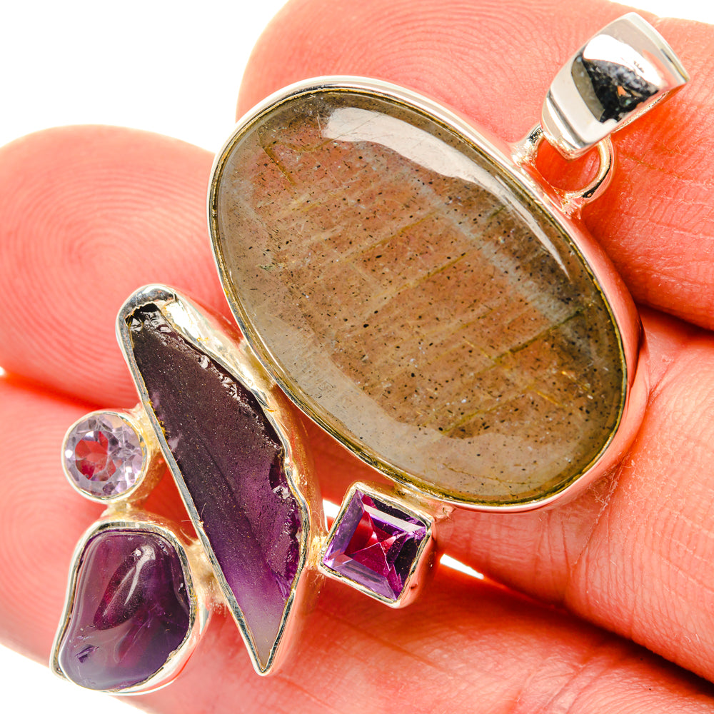 Labradorite Pendants handcrafted by Ana Silver Co - PD30244