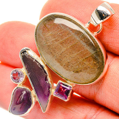 Labradorite Pendants handcrafted by Ana Silver Co - PD30244