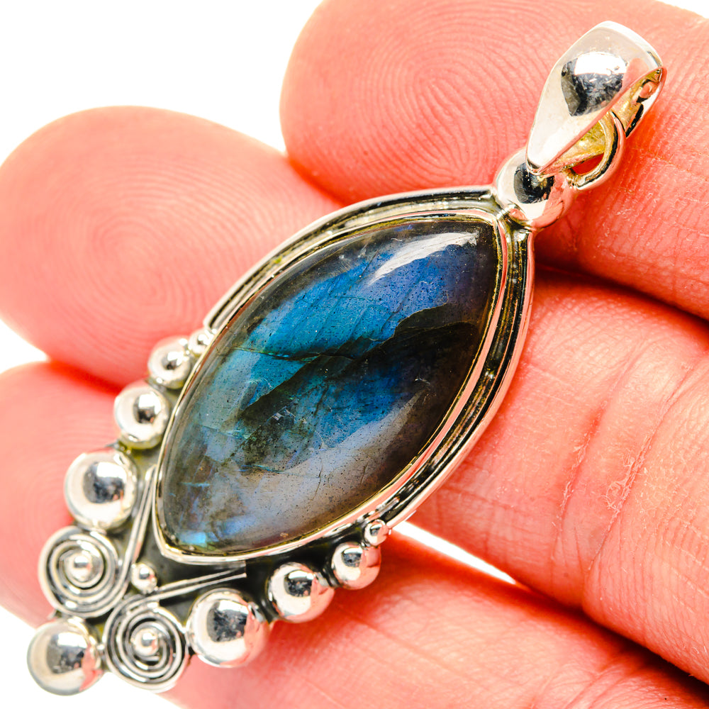 Labradorite Pendants handcrafted by Ana Silver Co - PD30245