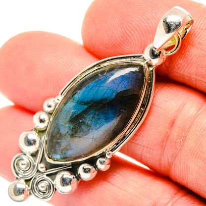 Labradorite Pendants handcrafted by Ana Silver Co - PD30245