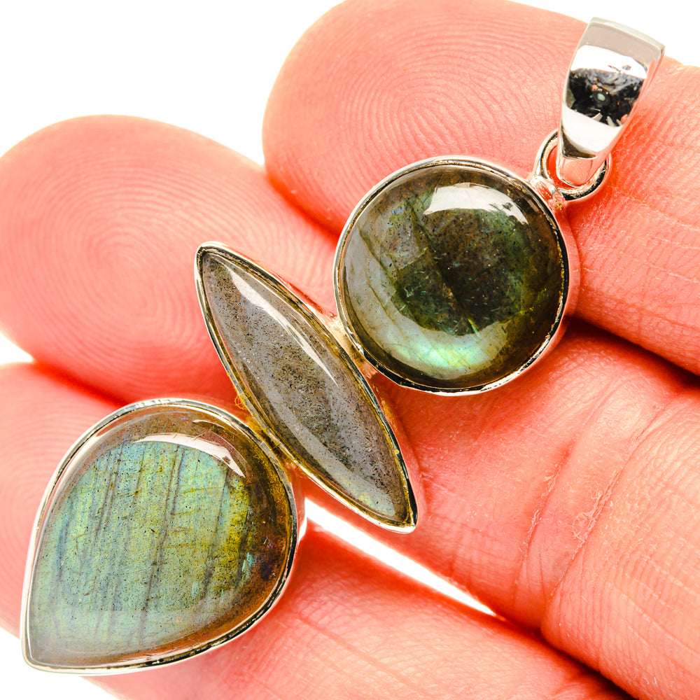 Labradorite Pendants handcrafted by Ana Silver Co - PD30247