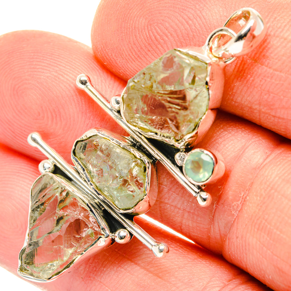 Aquamarine Pendants handcrafted by Ana Silver Co - PD30248