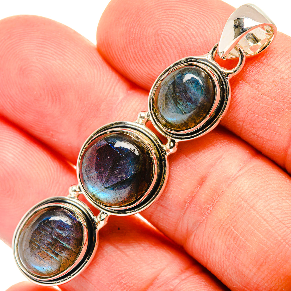 Labradorite Pendants handcrafted by Ana Silver Co - PD30250