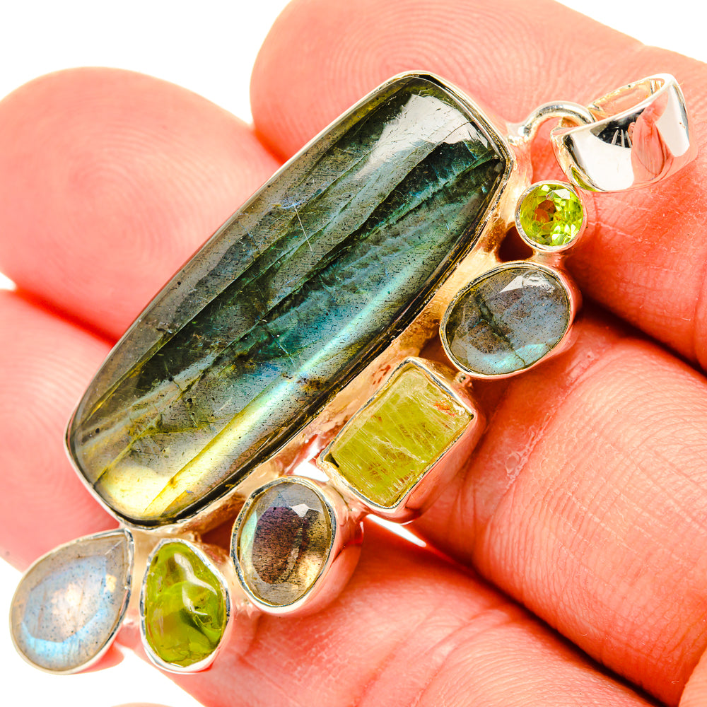 Labradorite Pendants handcrafted by Ana Silver Co - PD30260