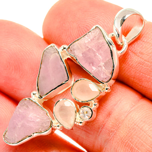 Kunzite Pendants handcrafted by Ana Silver Co - PD30261