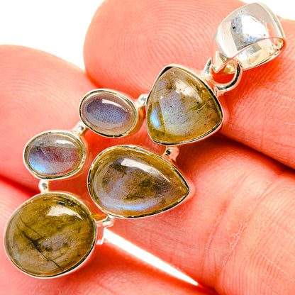 Labradorite Pendants handcrafted by Ana Silver Co - PD30266