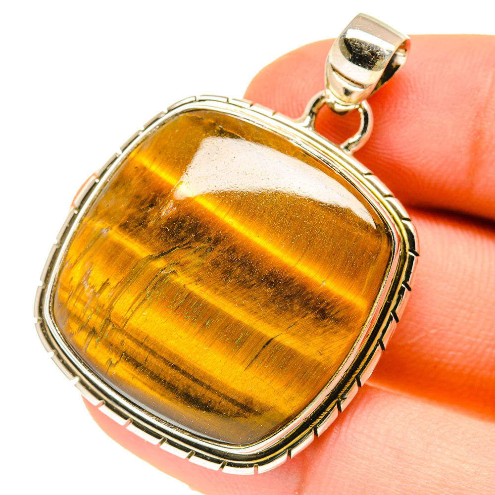 Tiger Eye Pendants handcrafted by Ana Silver Co - PD3027