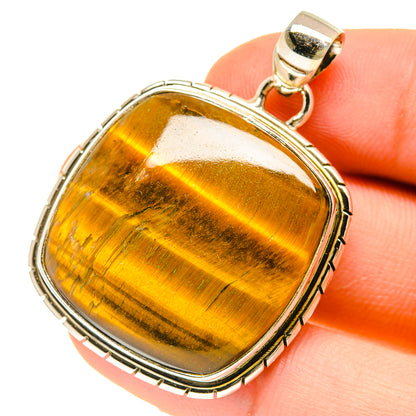 Tiger Eye Pendants handcrafted by Ana Silver Co - PD3027
