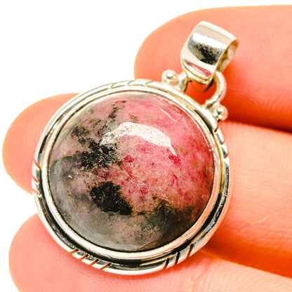 Rhodonite Pendants handcrafted by Ana Silver Co - PD3028