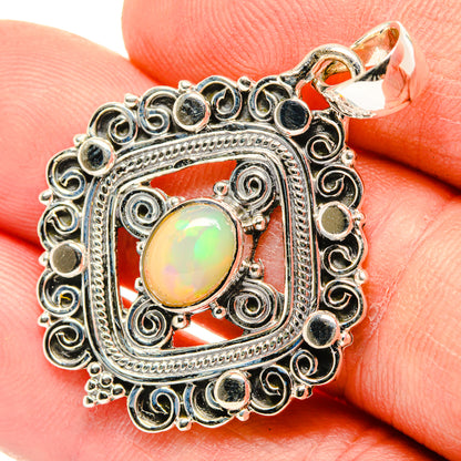 Ethiopian Opal Pendants handcrafted by Ana Silver Co - PD30294