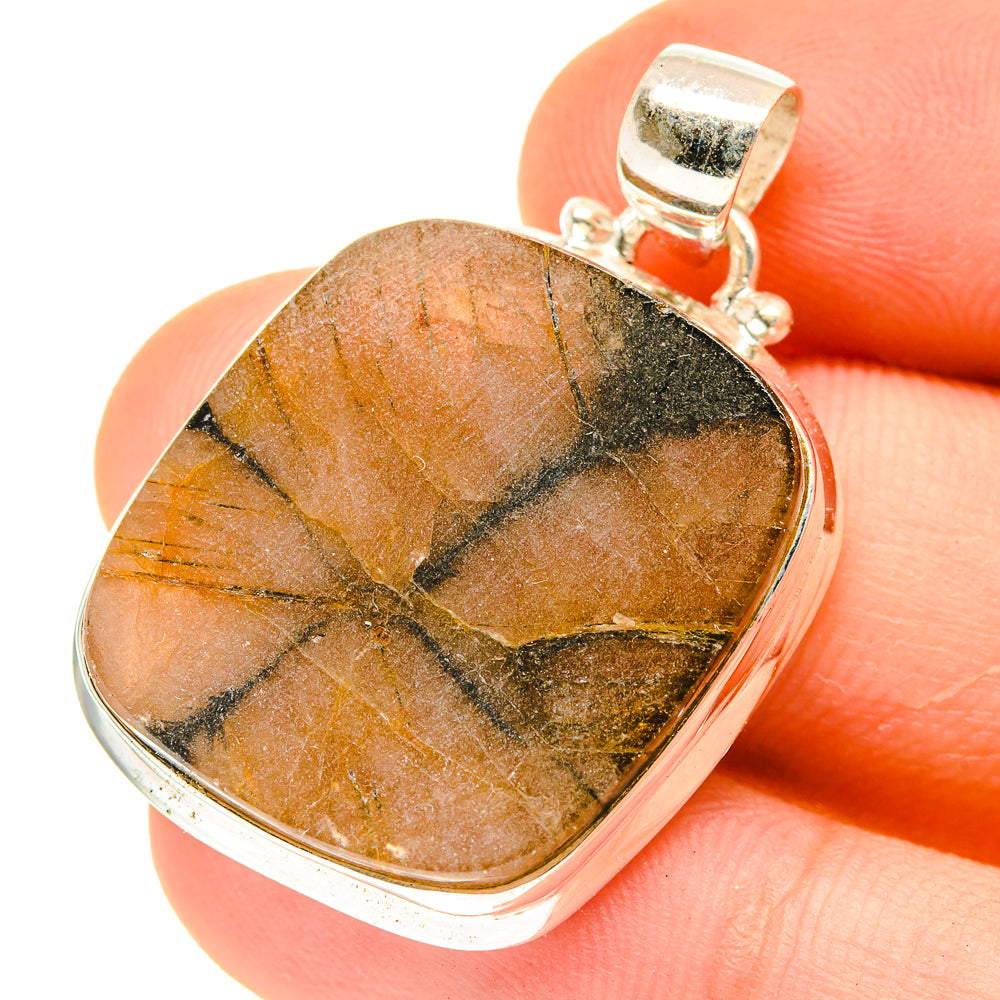 Chiastolite Pendants handcrafted by Ana Silver Co - PD3030