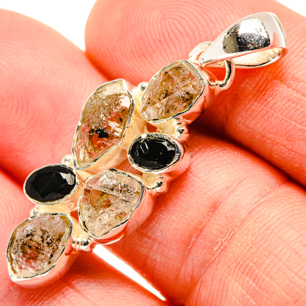 Herkimer Diamond Pendants handcrafted by Ana Silver Co - PD30302
