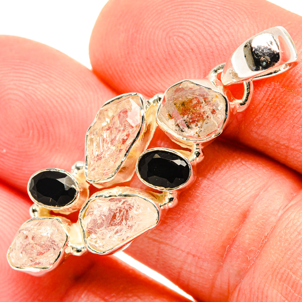 Herkimer Diamond Pendants handcrafted by Ana Silver Co - PD30315