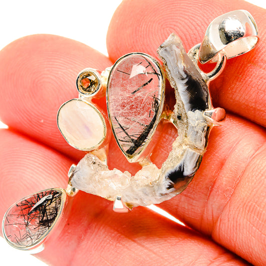 Geode Slice Pendants handcrafted by Ana Silver Co - PD30318