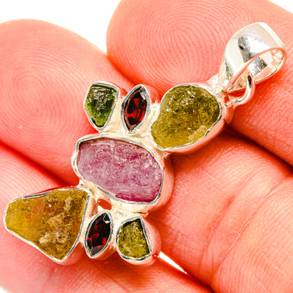 Tourmaline Pendants handcrafted by Ana Silver Co - PD30319