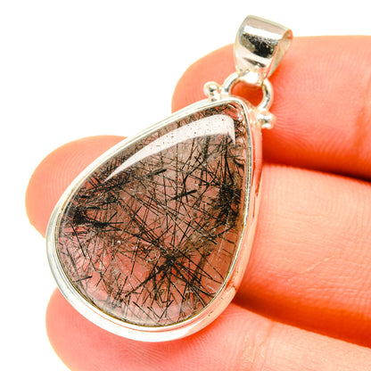 Tourmalinated Quartz Pendants handcrafted by Ana Silver Co - PD3032