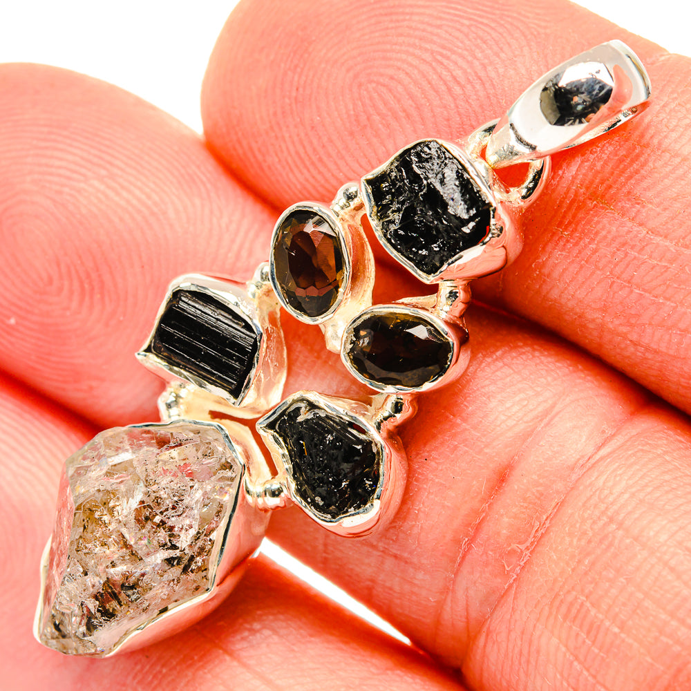 Herkimer Diamond Pendants handcrafted by Ana Silver Co - PD30323