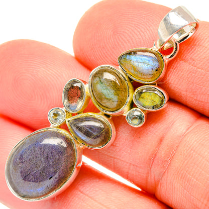 Labradorite Pendants handcrafted by Ana Silver Co - PD30325