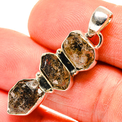 Herkimer Diamond Pendants handcrafted by Ana Silver Co - PD30327