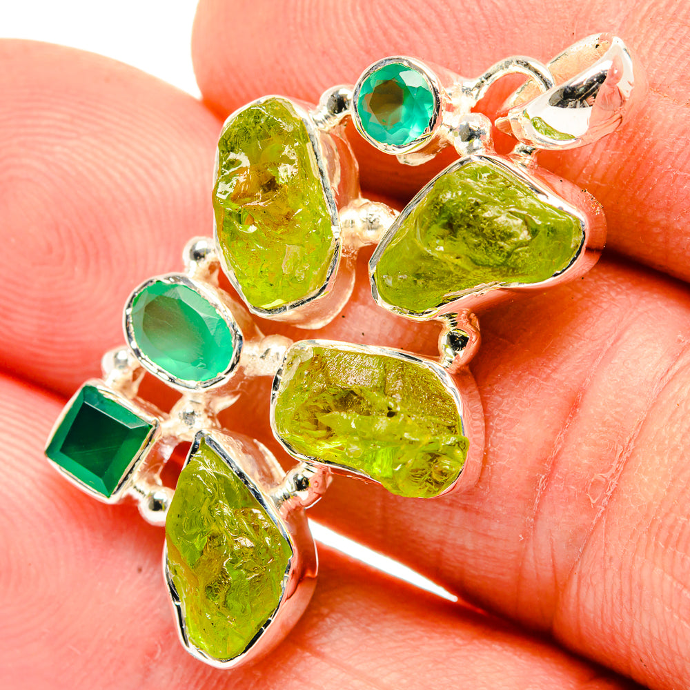Peridot Pendants handcrafted by Ana Silver Co - PD30331